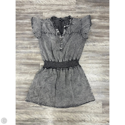 Dress Casual Midi By Rails In Black Denim, Size: L