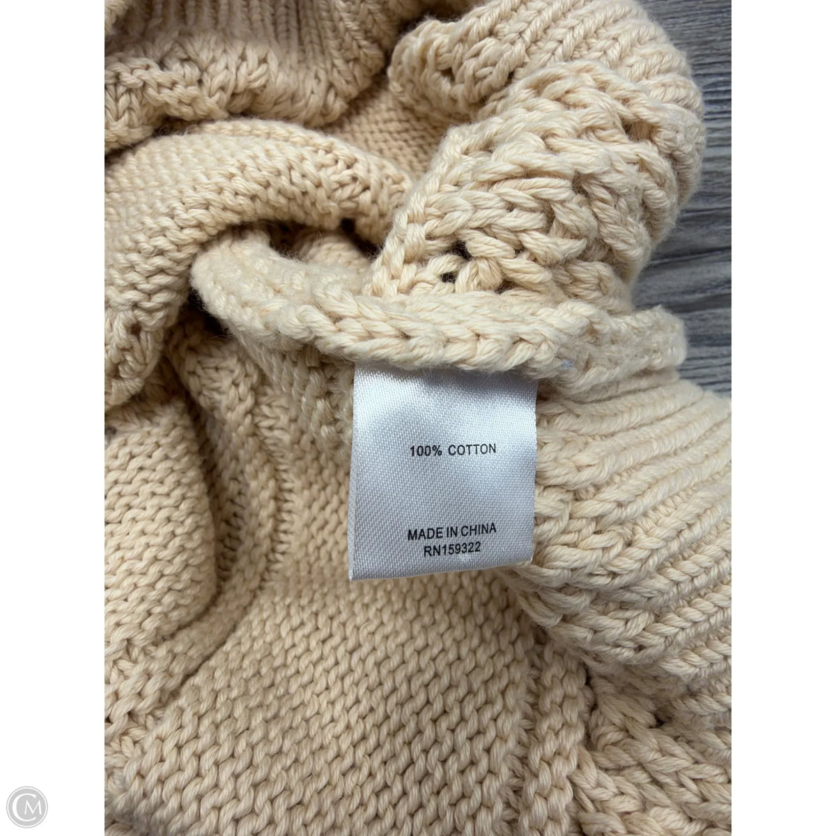 Sweater By Evereve In Tan, Size: M