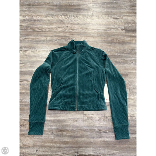 Athletic Jacket By Lululemon In Teal, Size: 6