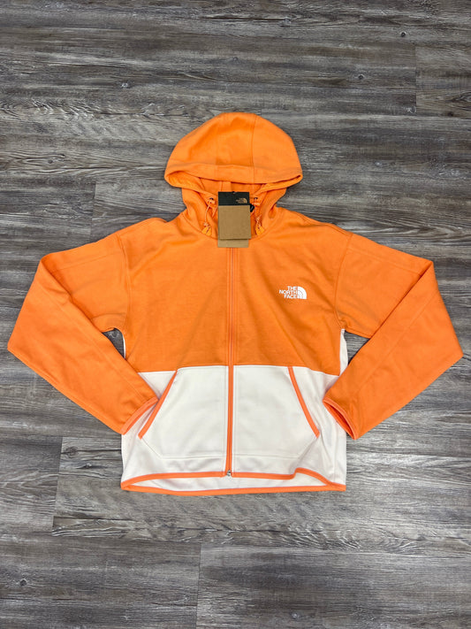 Orange & White Sweatshirt Hoodie The North Face, Size S