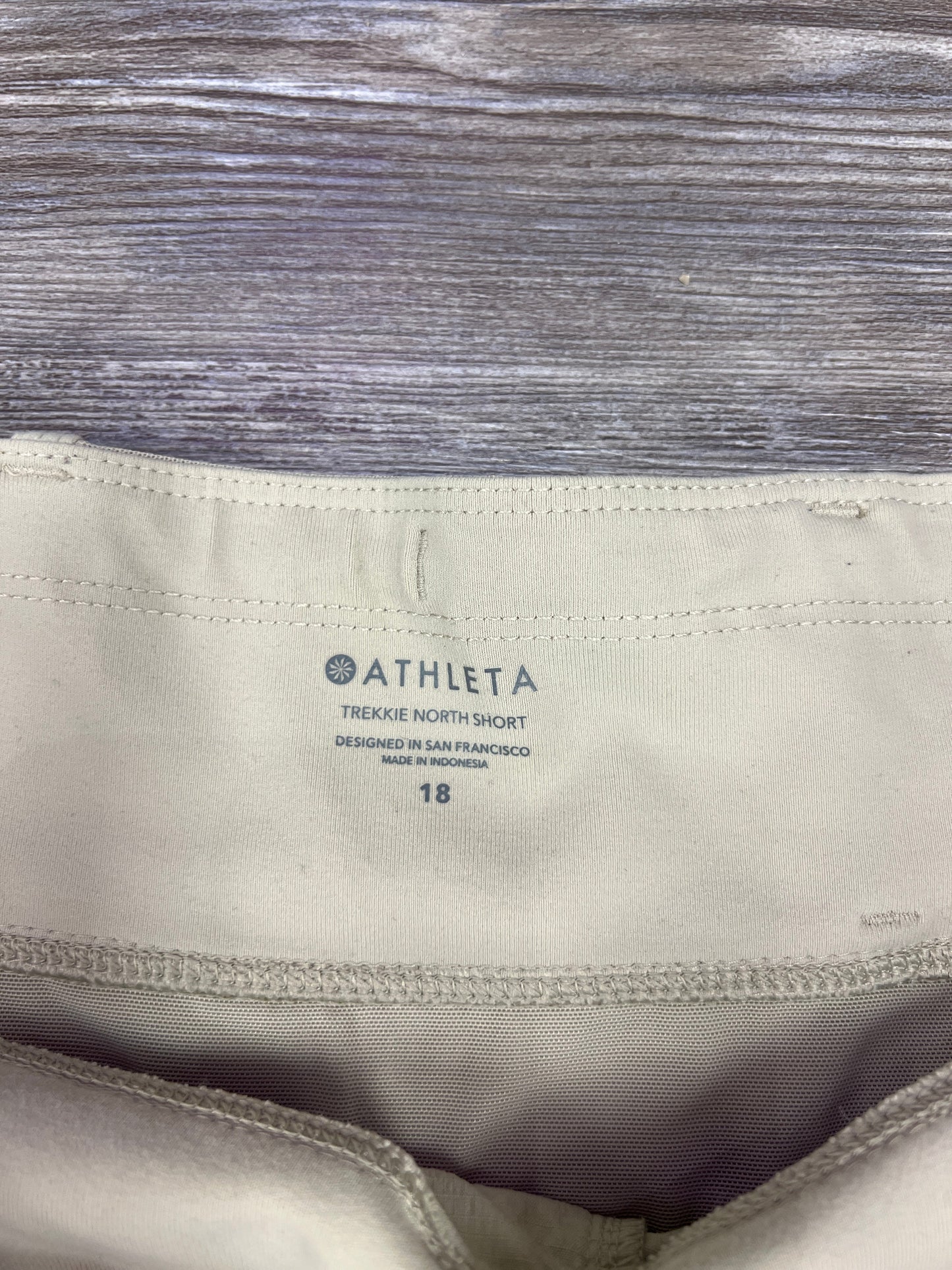 Tan Athletic Shorts Athleta, Size 18