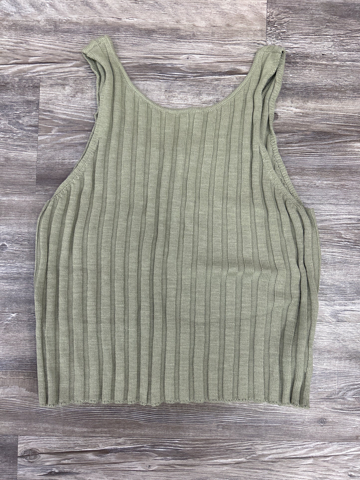 Top Sleeveless By Loft In Green, Size: Xxl