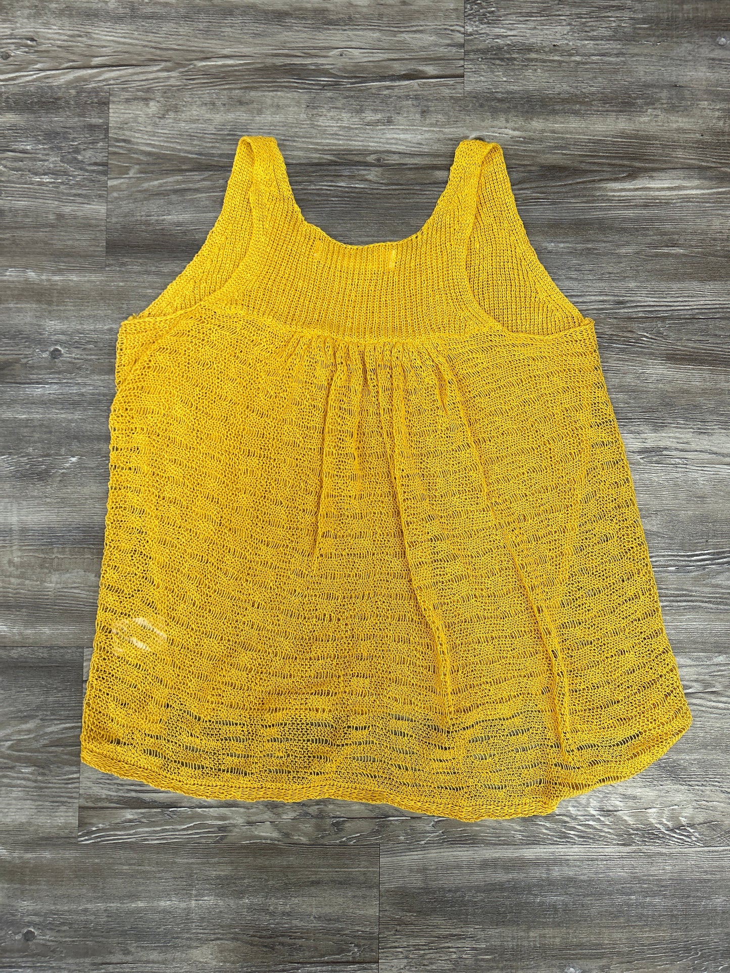 Top Sleeveless By Sparrow In Yellow, Size: M