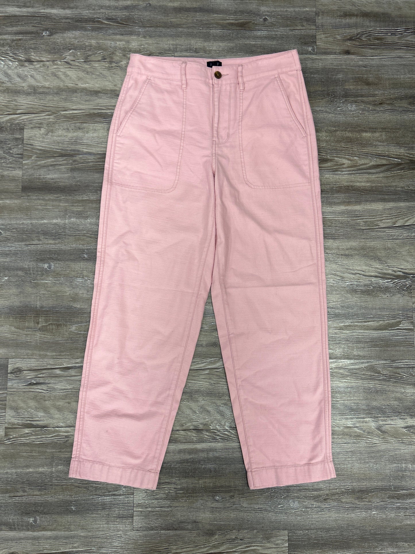 Jeans Straight By J. Crew In Pink, Size: 6