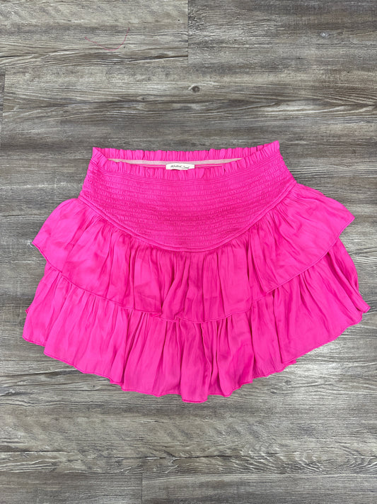 Skirt Mini & Short By Mustard Seed In Pink, Size: M