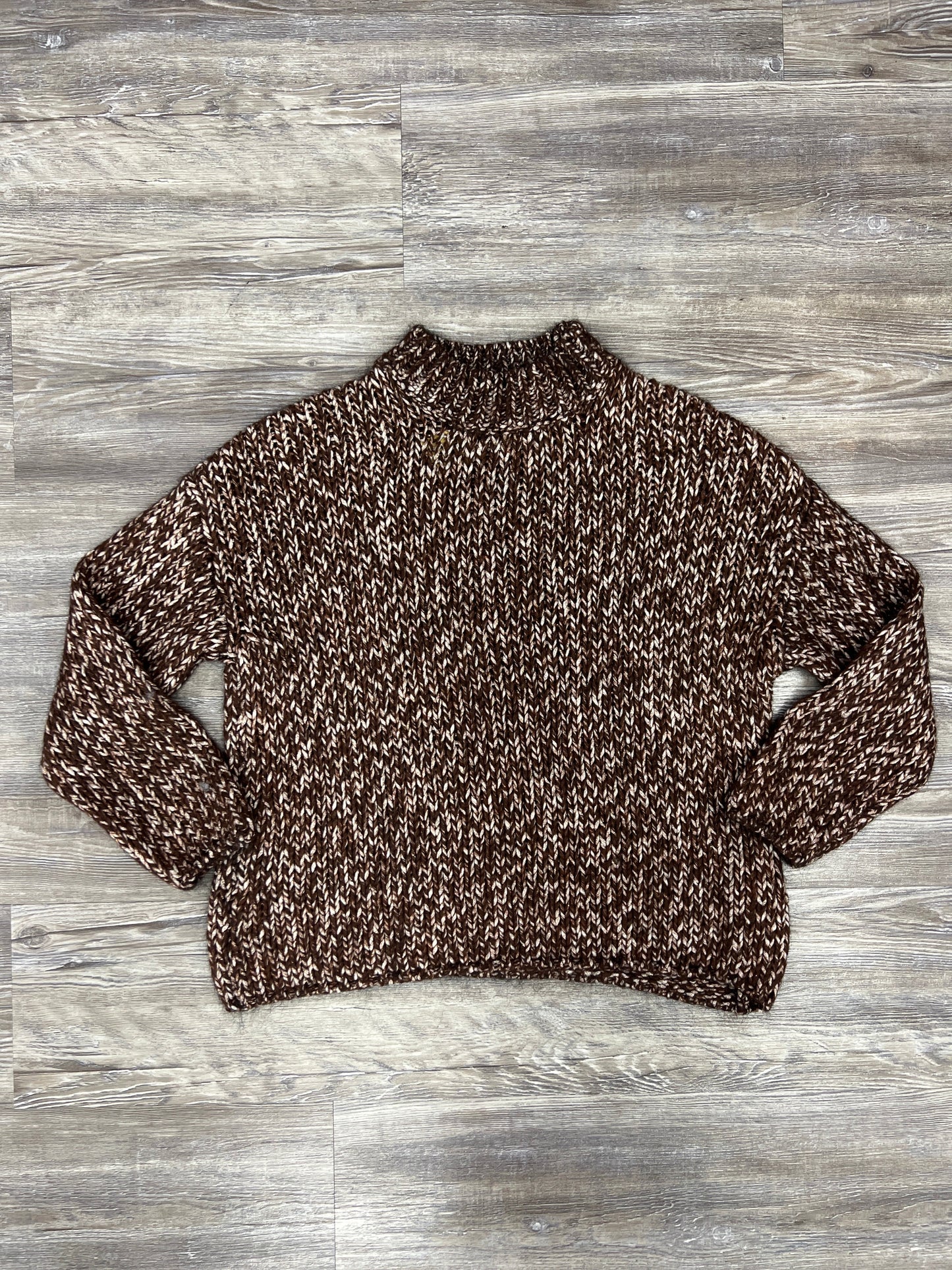 Sweater Designer By Massimo Dutti In Brown, Size: Xs