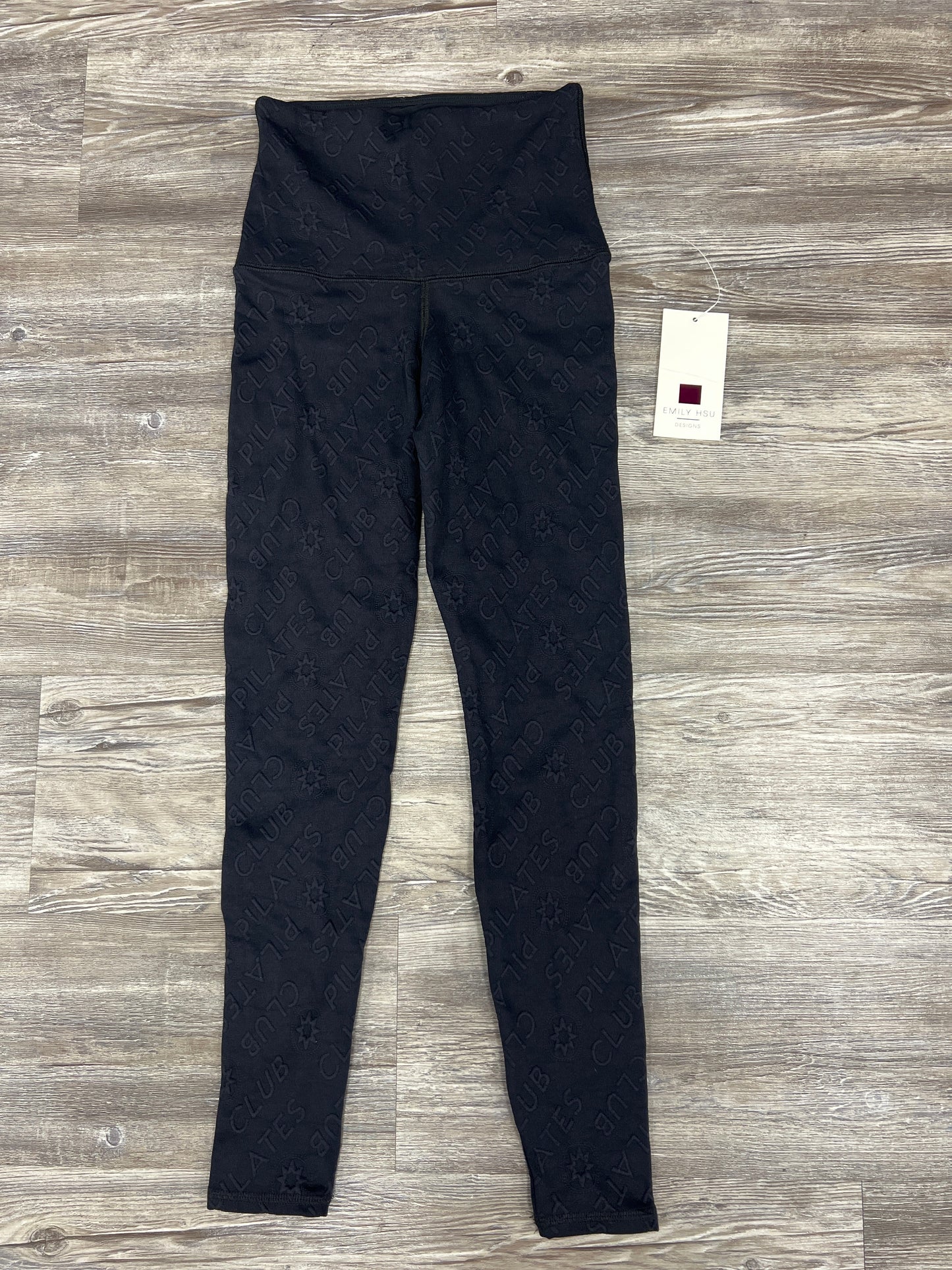 Athletic Leggings By Emily Hsu In Black, Size: S