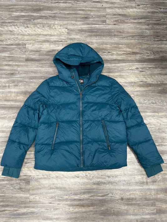 Jacket Puffer & Quilted By Ugg In Blue, Size: Xxl