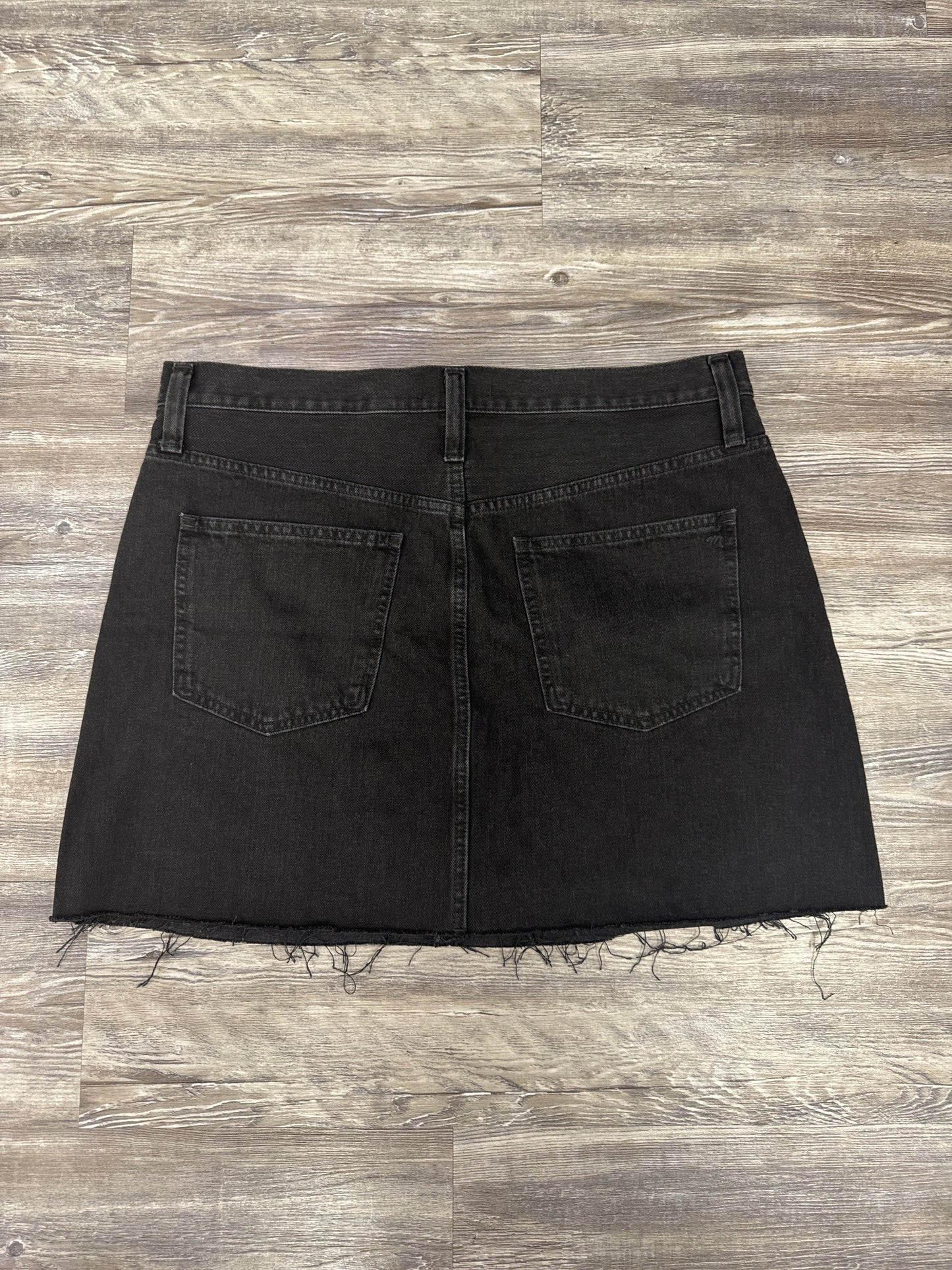 Skirt Mini & Short By Madewell In Black Denim, Size: 14