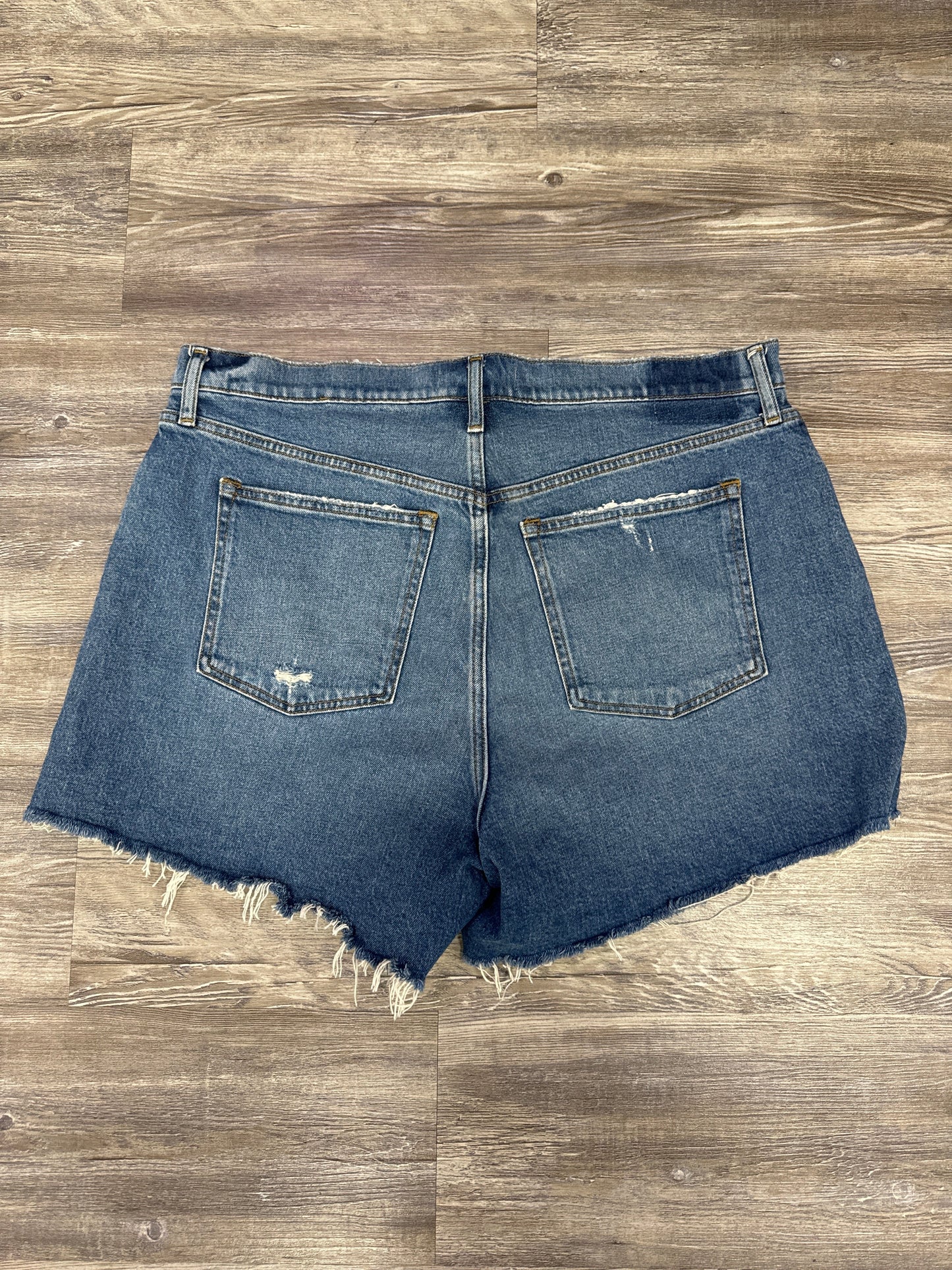 Shorts By Abercrombie And Fitch In Blue Denim, Size: 16