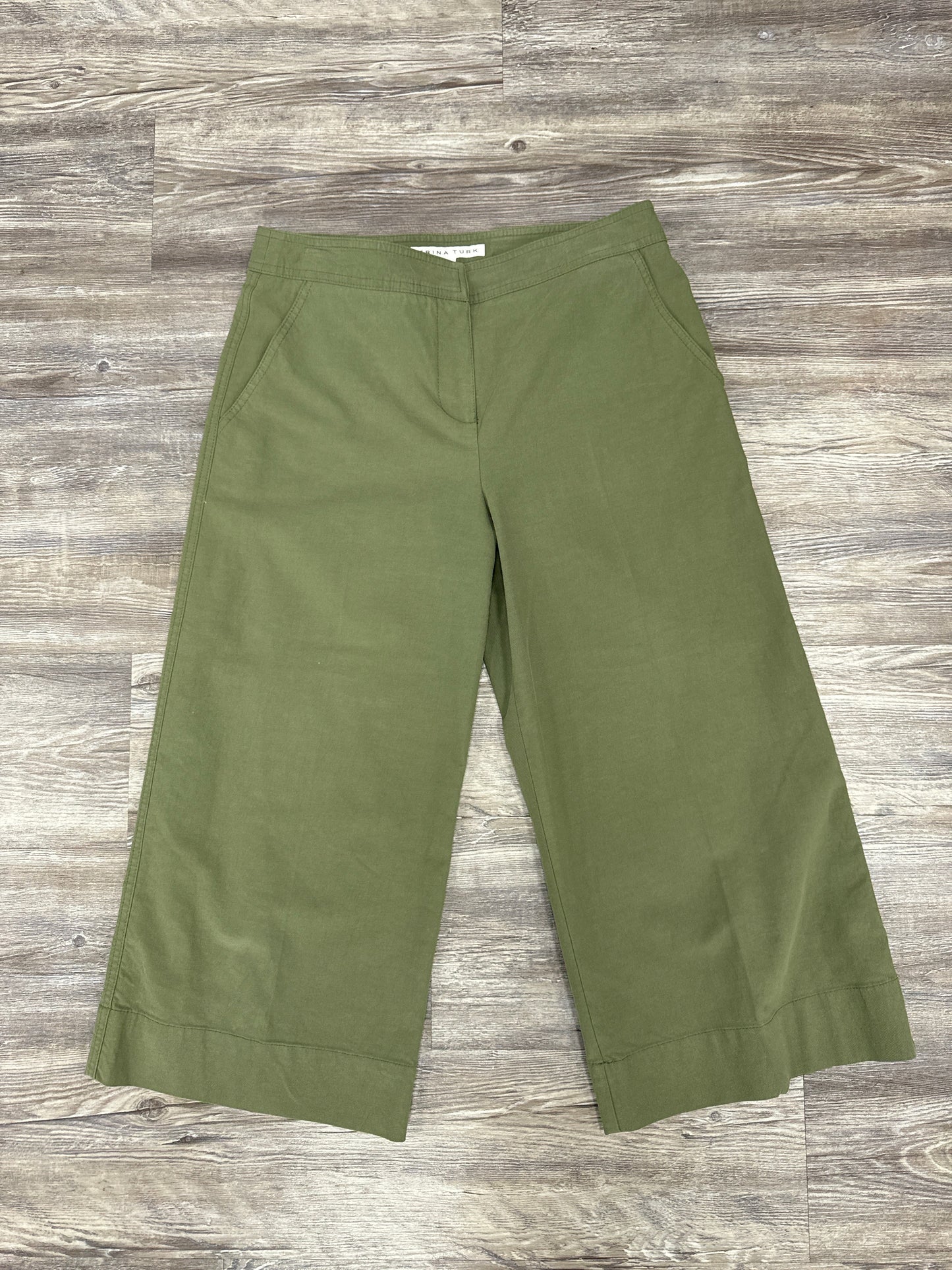 Pants Designer By Trina Turk In Green, Size: 6