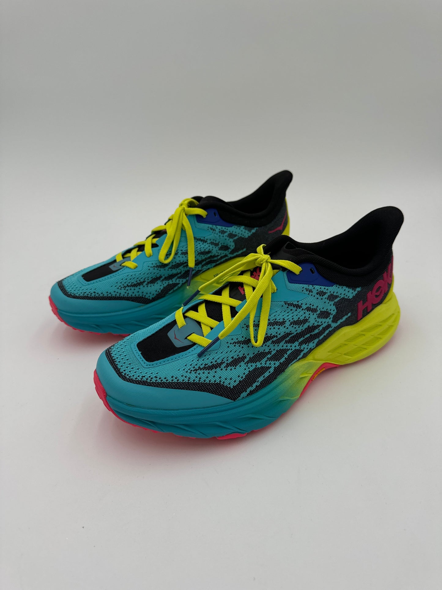 Shoes Athletic By Hoka In Black & Blue, Size: 9