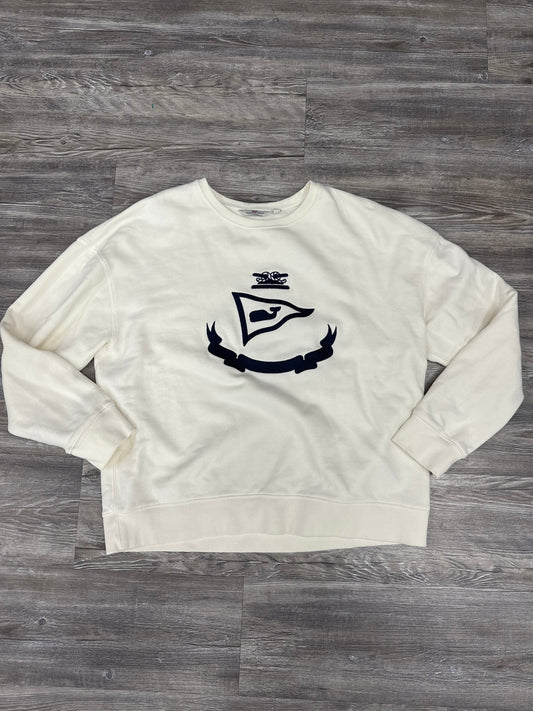 Sweatshirt Crewneck By Vineyard Vines In White, Size: L