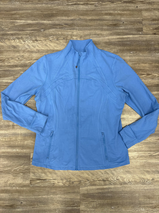 Athletic Jacket By Lululemon In Blue, Size: 20