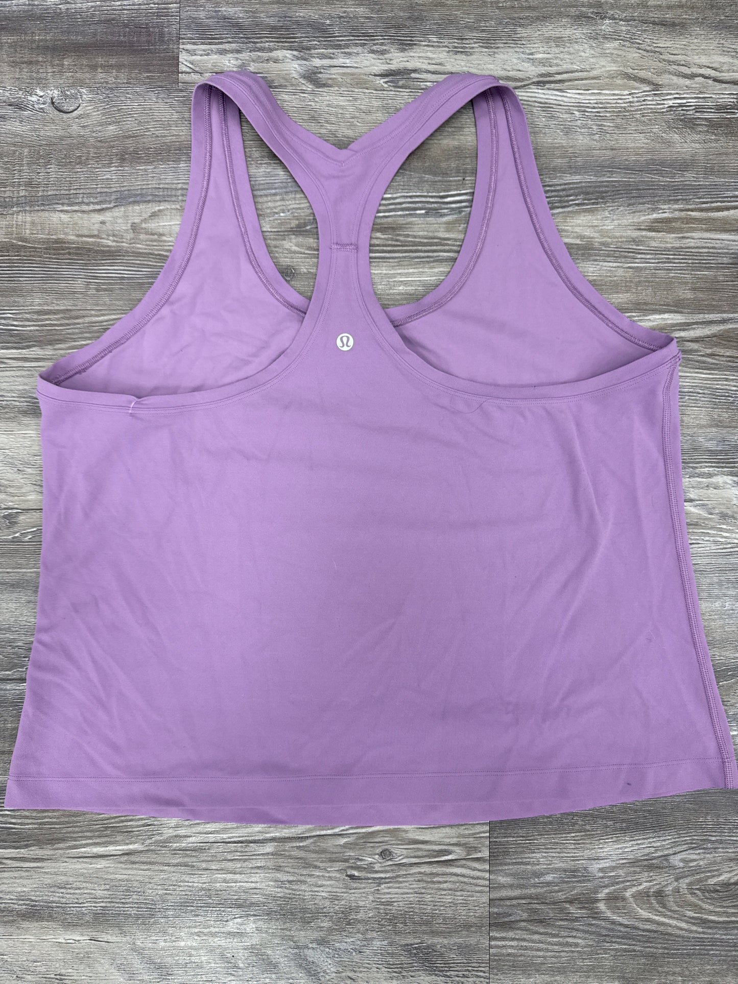 Athletic Tank Top By Lululemon In Purple, Size: 1x