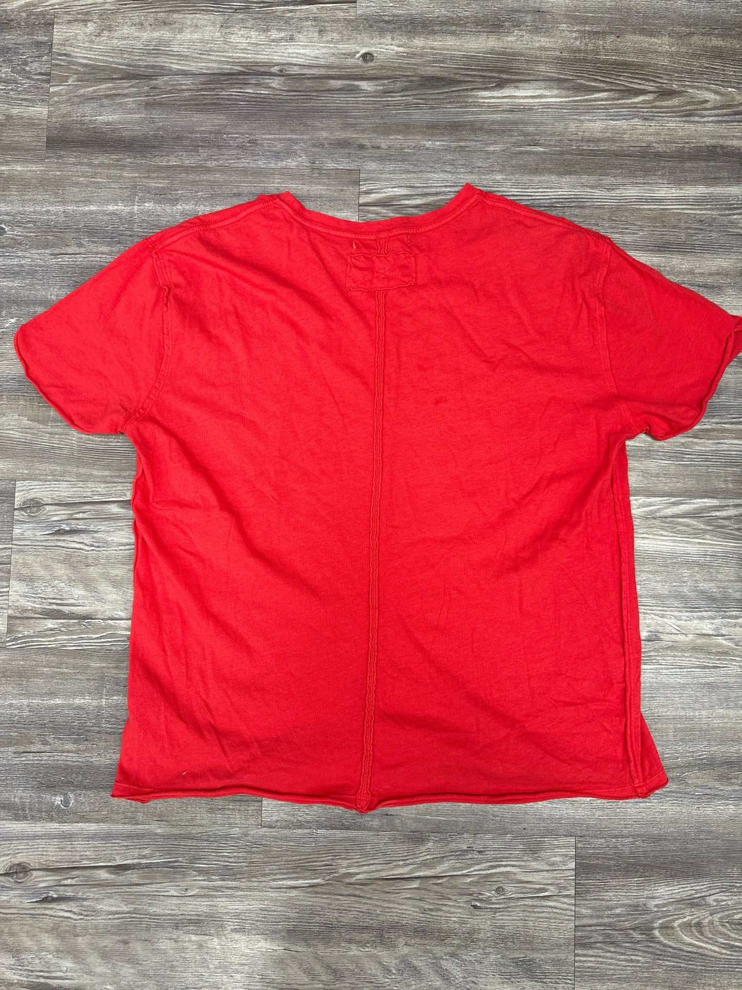 Top Short Sleeve By We The Free In Red, Size: Xs