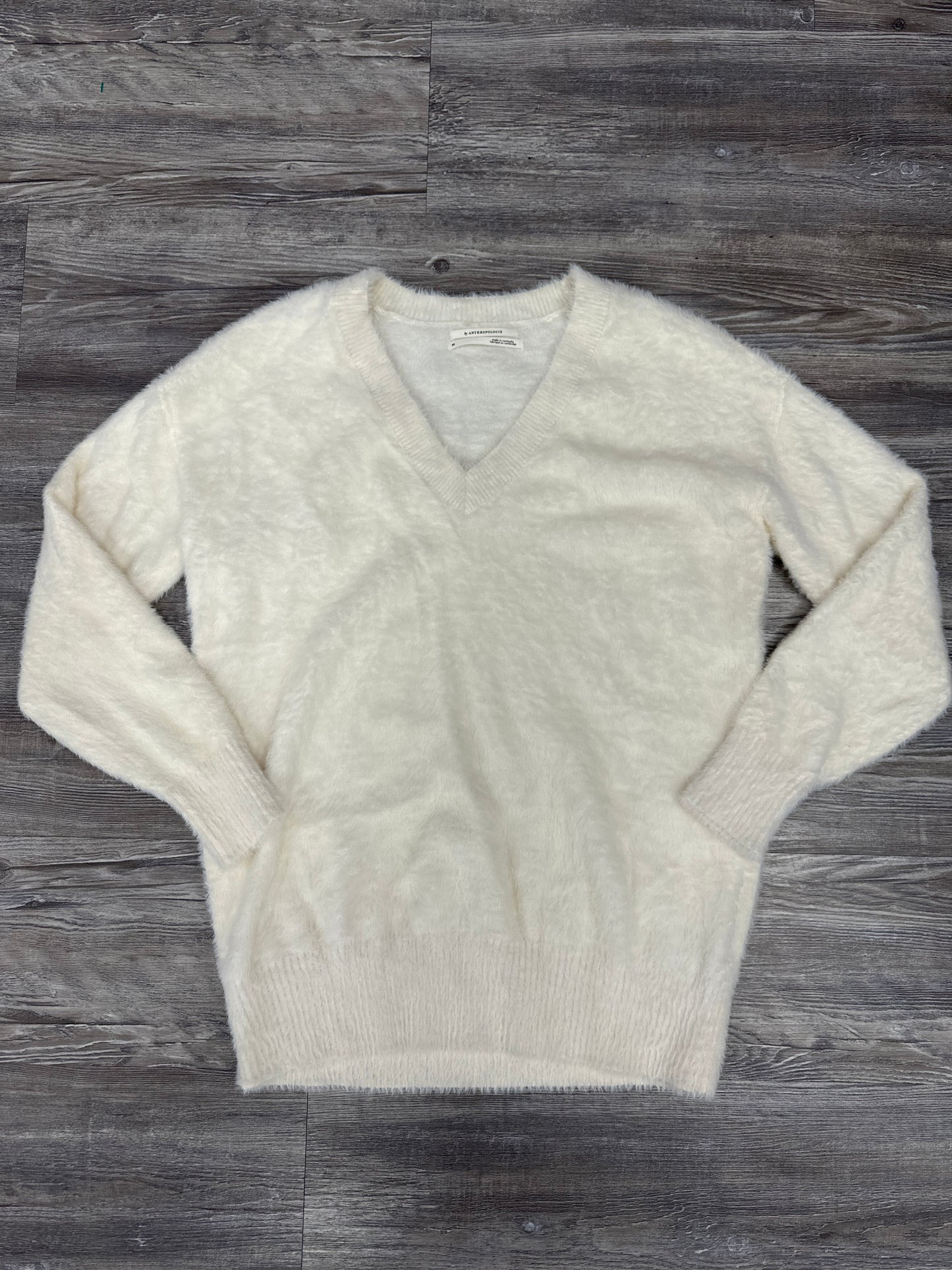 Sweater By Anthropologie In White, Size: Xs