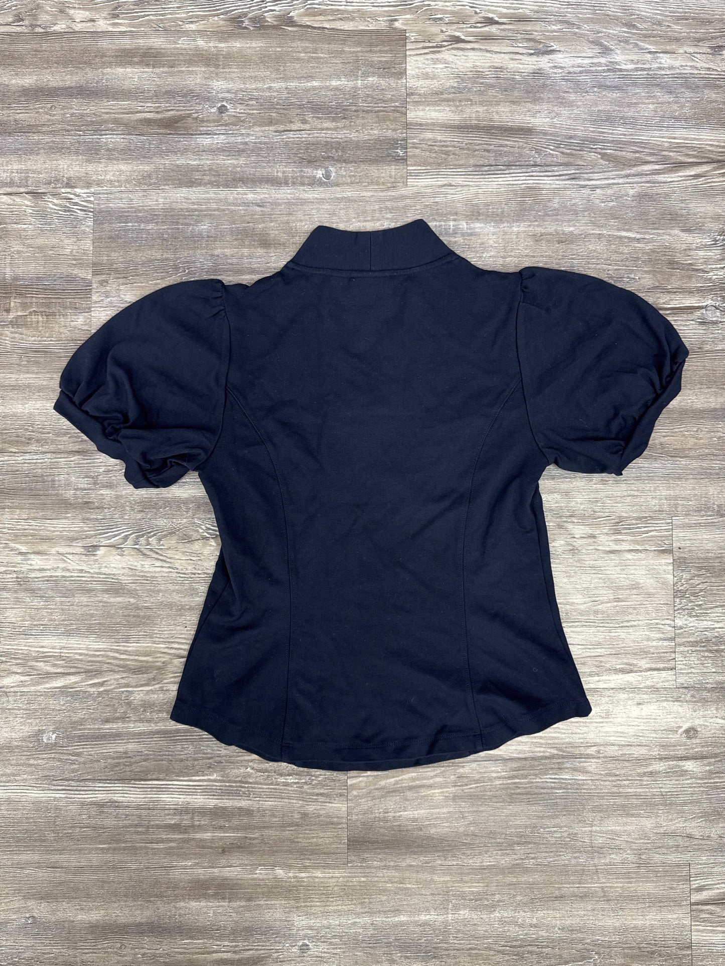 Top Short Sleeve By Anthropologie In Navy, Size: Xs