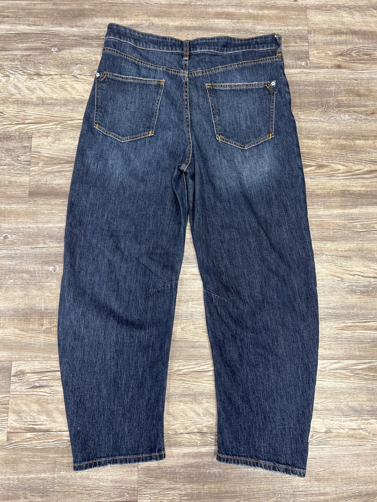 Jeans Straight By Pilcro In Blue Denim, Size: 12