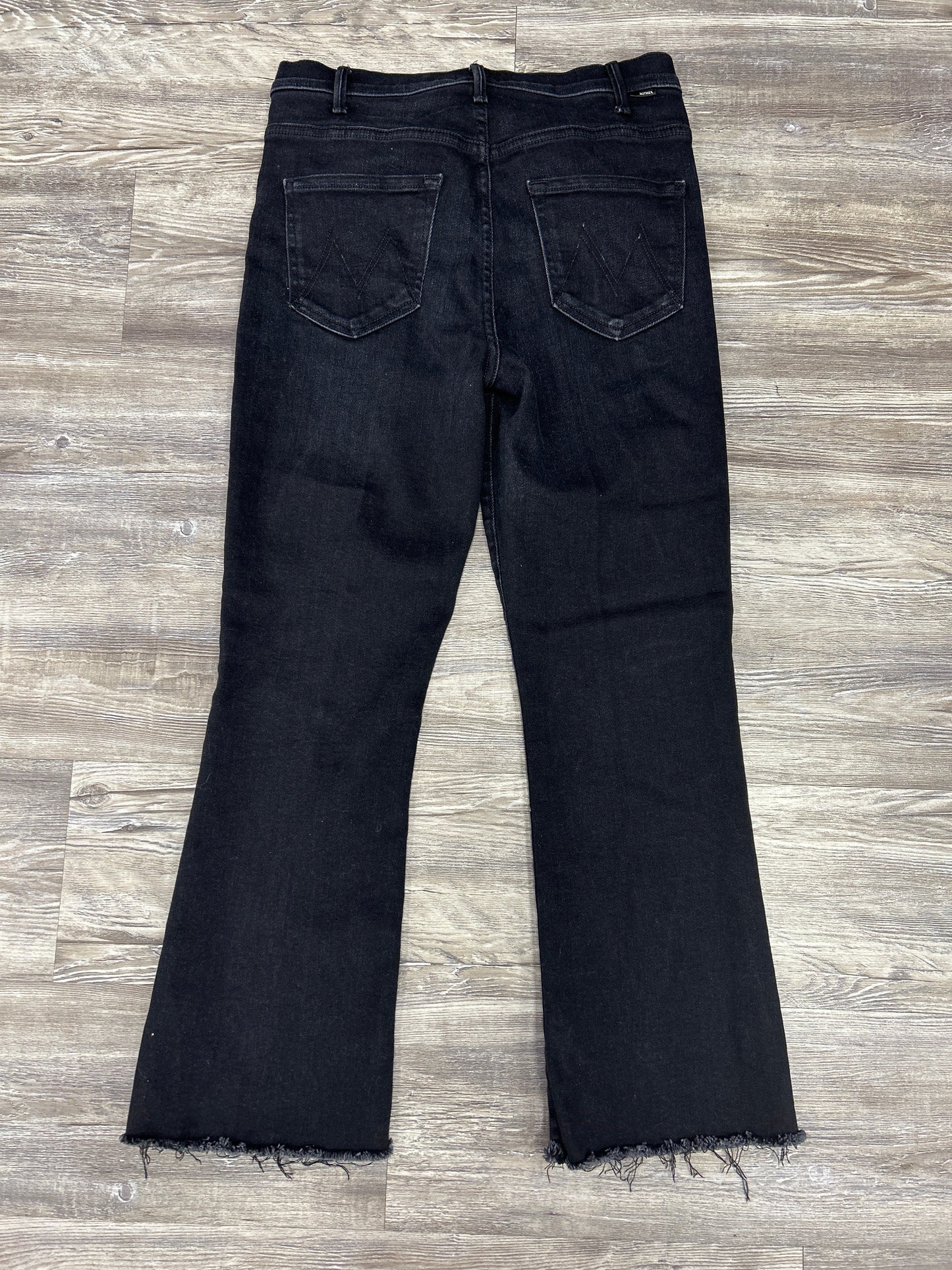 Jeans Designer By Mother Jeans In Black Denim, Size: 8