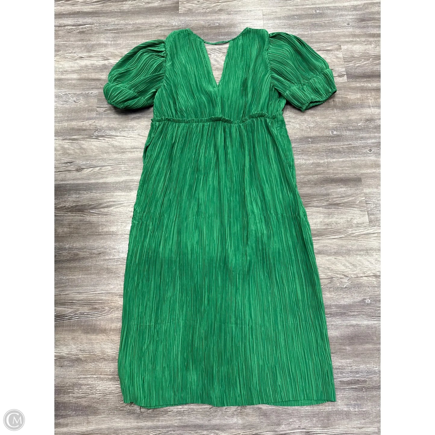 Dress Party Midi By Anthropologie In Green, Size: L