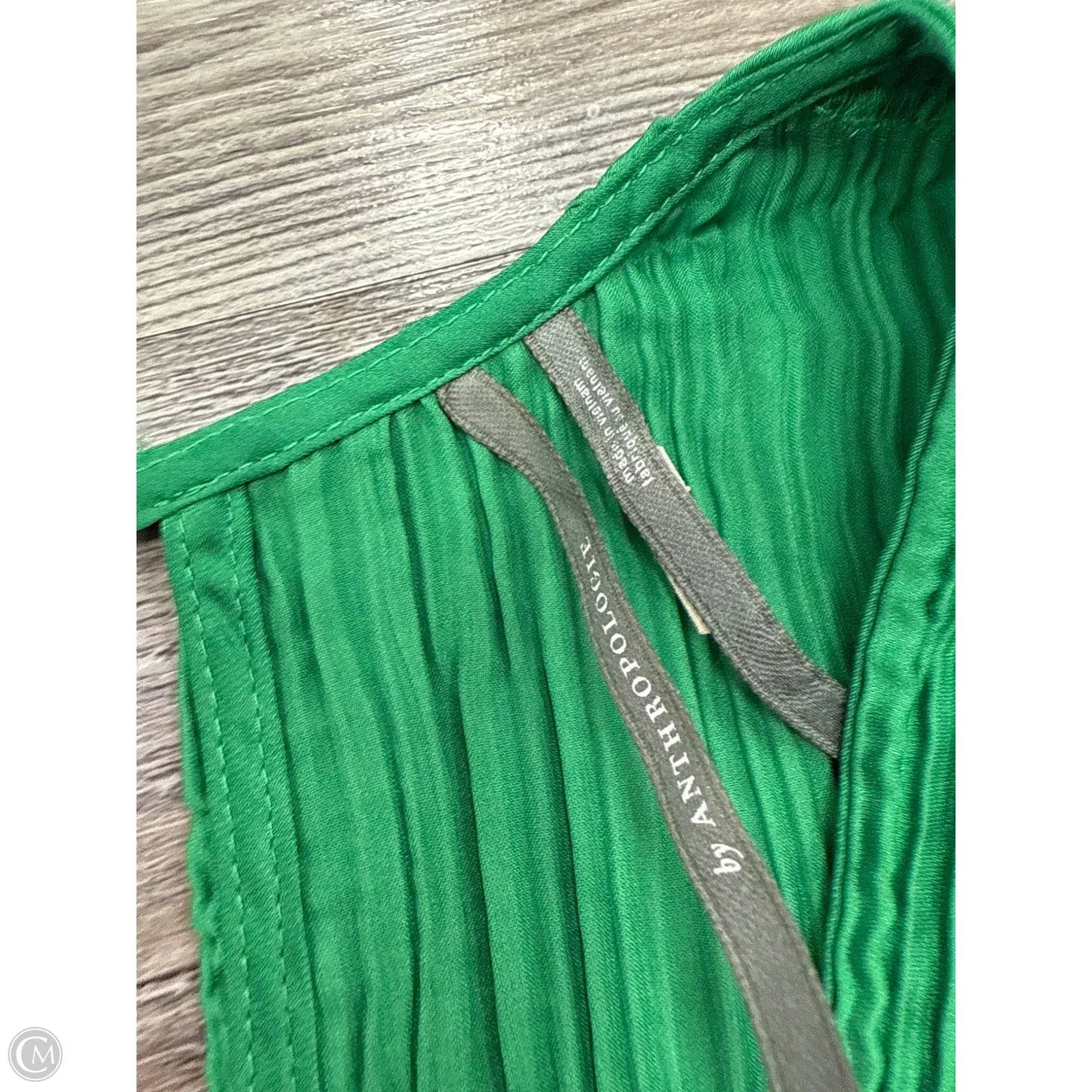 Dress Party Midi By Anthropologie In Green, Size: L