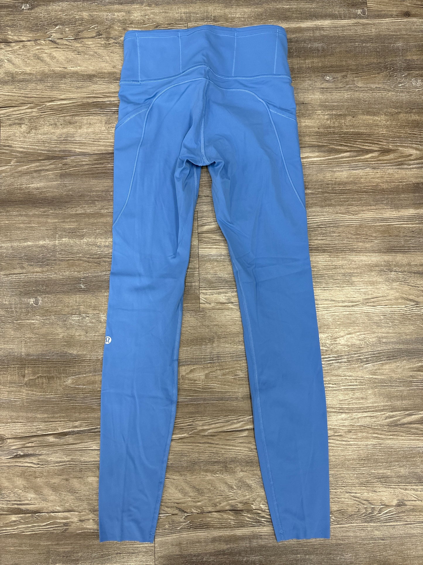 Athletic Leggings By Lululemon In Blue, Size: 4