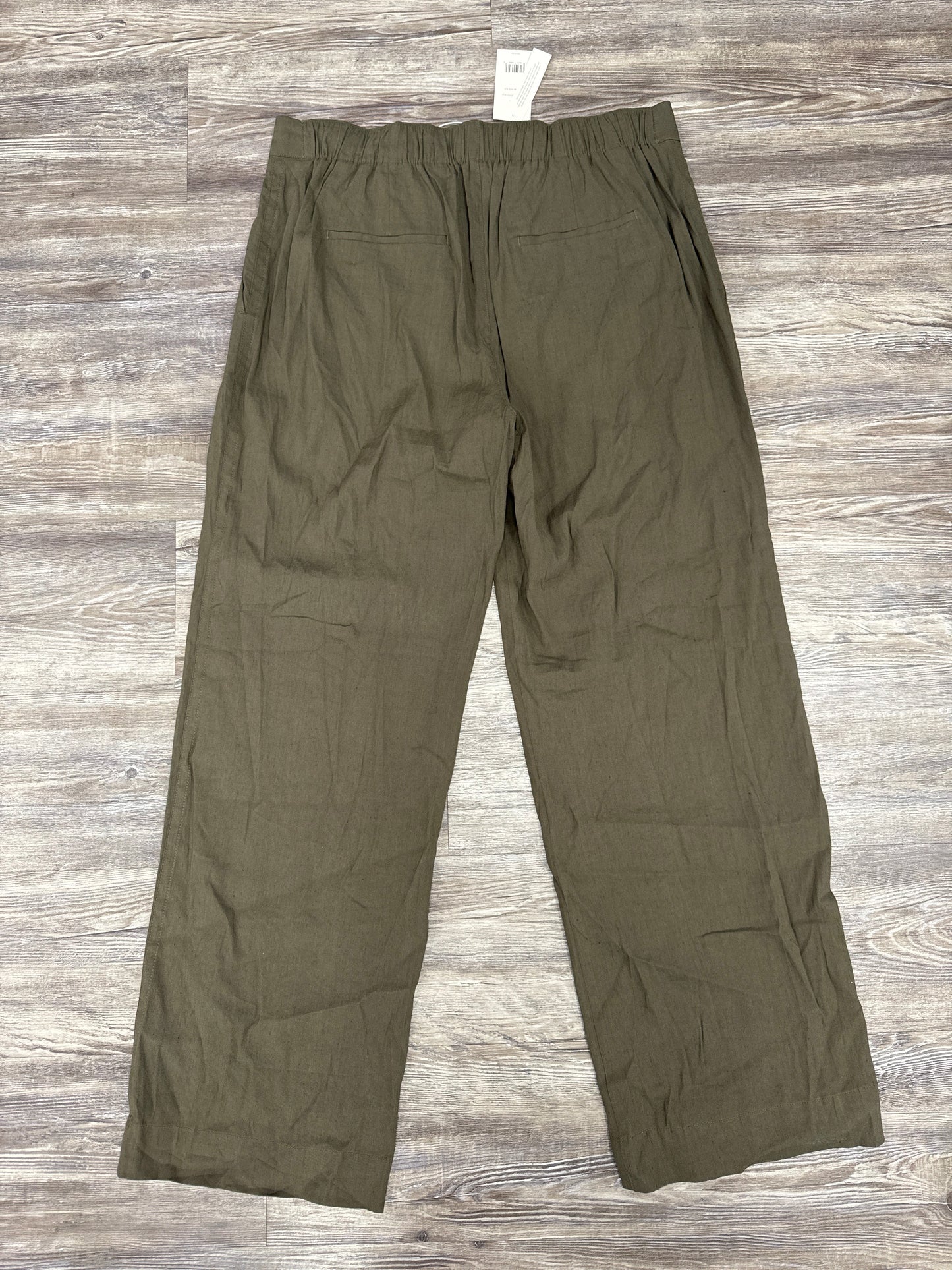 Pants Linen By Vince In Green, Size: L