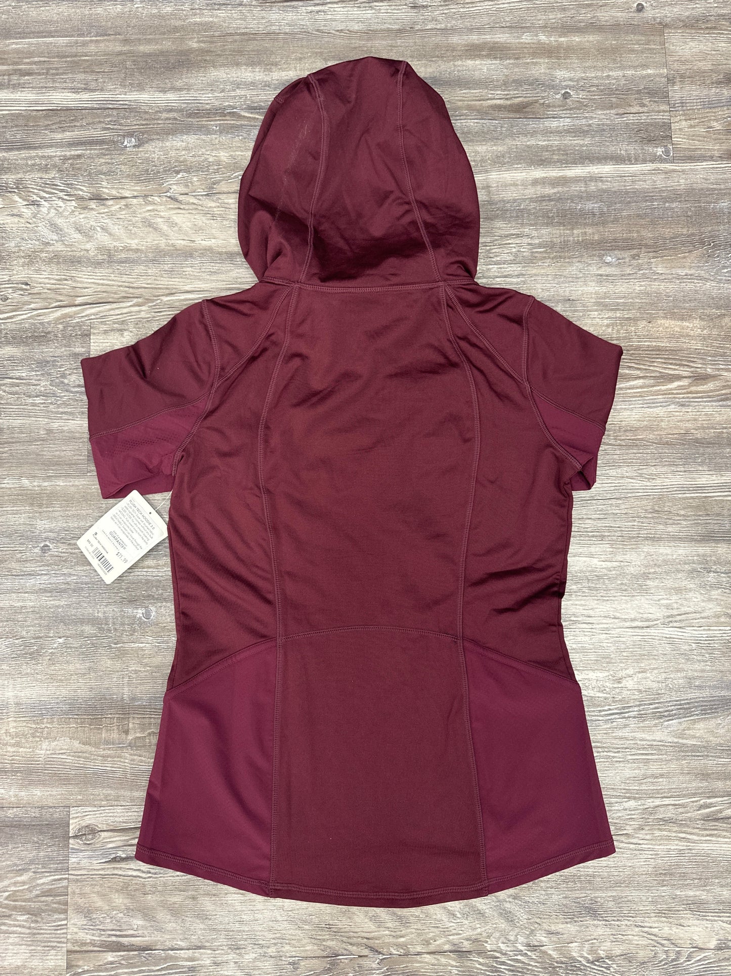 Athletic Sweatshirt Hoodie By Athleta In Maroon, Size: S