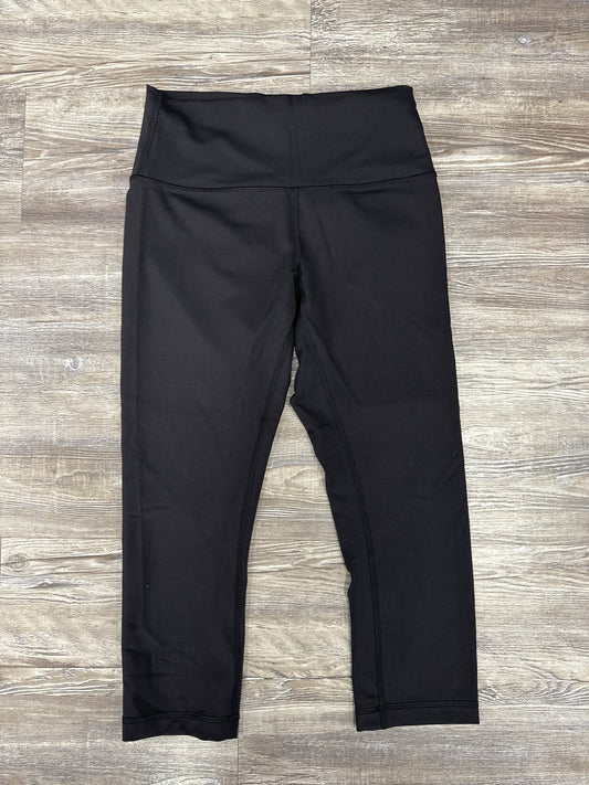 Athletic Capris By Lululemon In Black, Size: 8