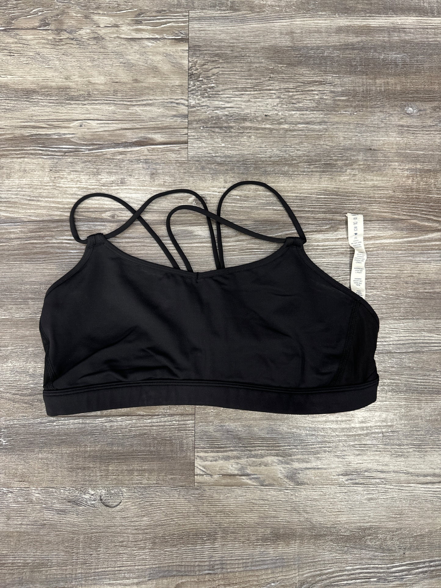 Athletic Bra By Lululemon In Black, Size: 10