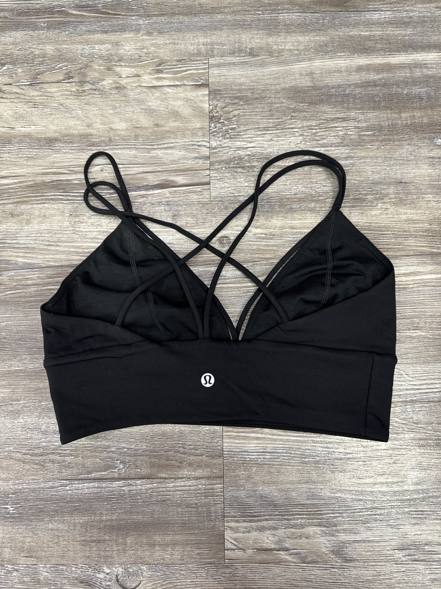 Athletic Bra By Lululemon In Black, Size: 8