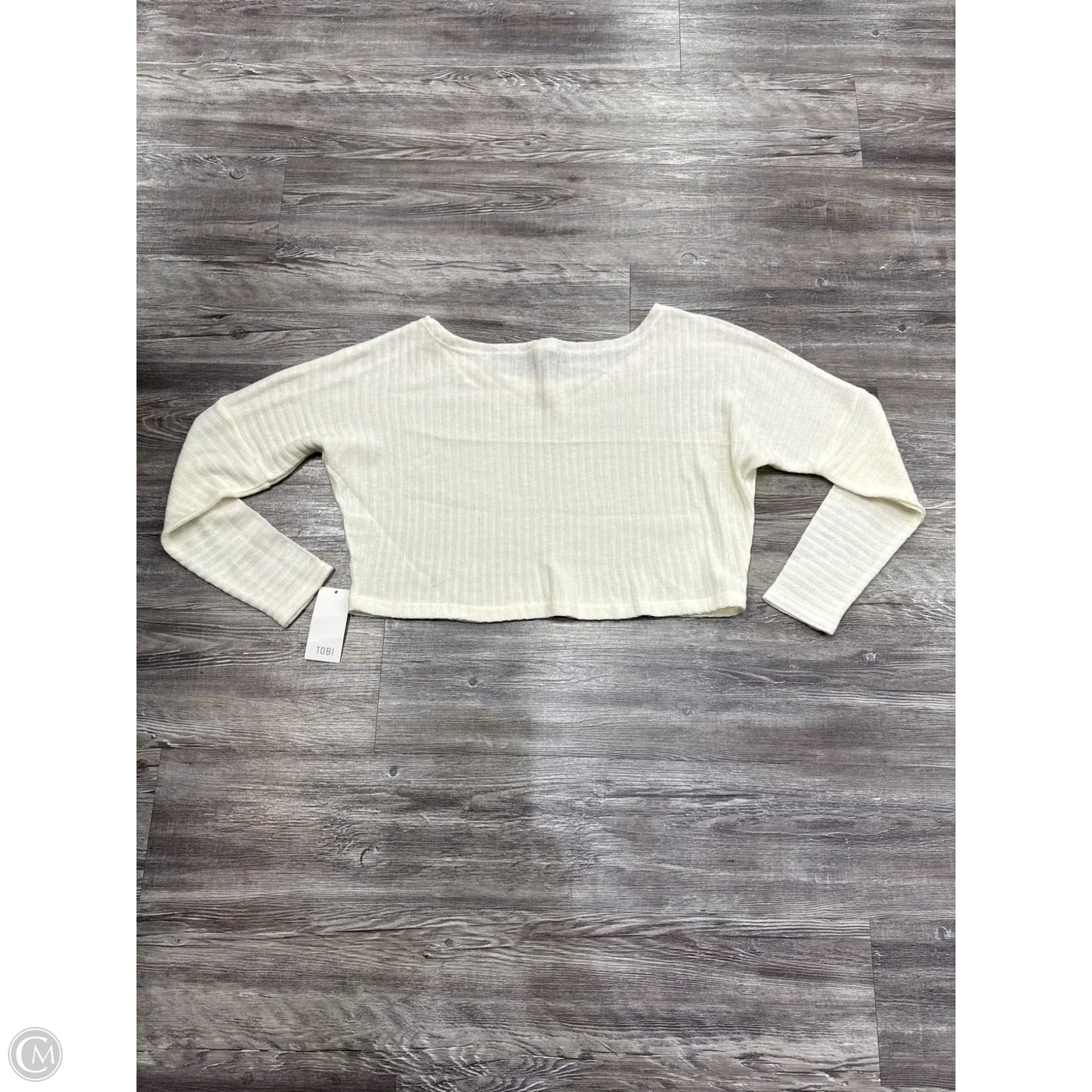 Sweater By Tobi In White, Size: S
