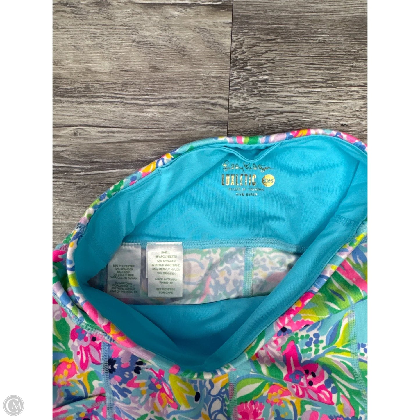 Athletic Leggings By Lilly Pulitzer In Multi-colored, Size: Xxs