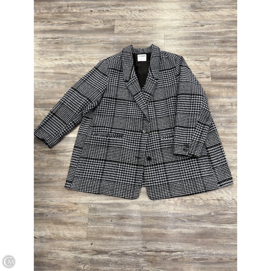Coat Peacoat By Old Navy In Plaid Pattern, Size: 3x