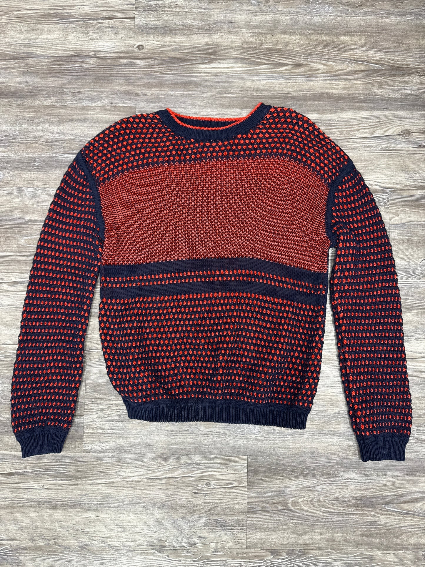 Sweater By Tory Burch In Blue & Red, Size: M