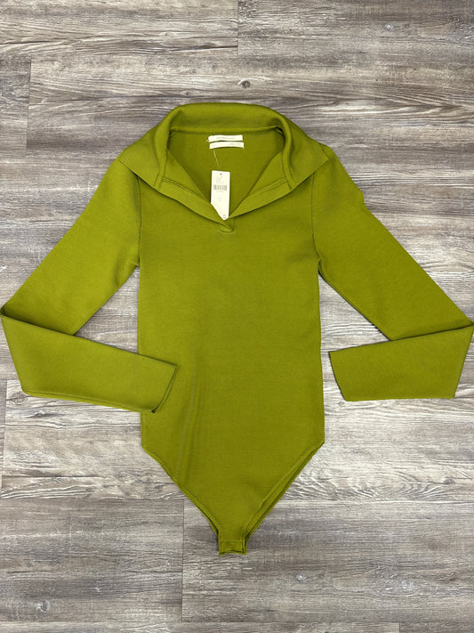 Top Long Sleeve By Anthropologie In Green, Size: S