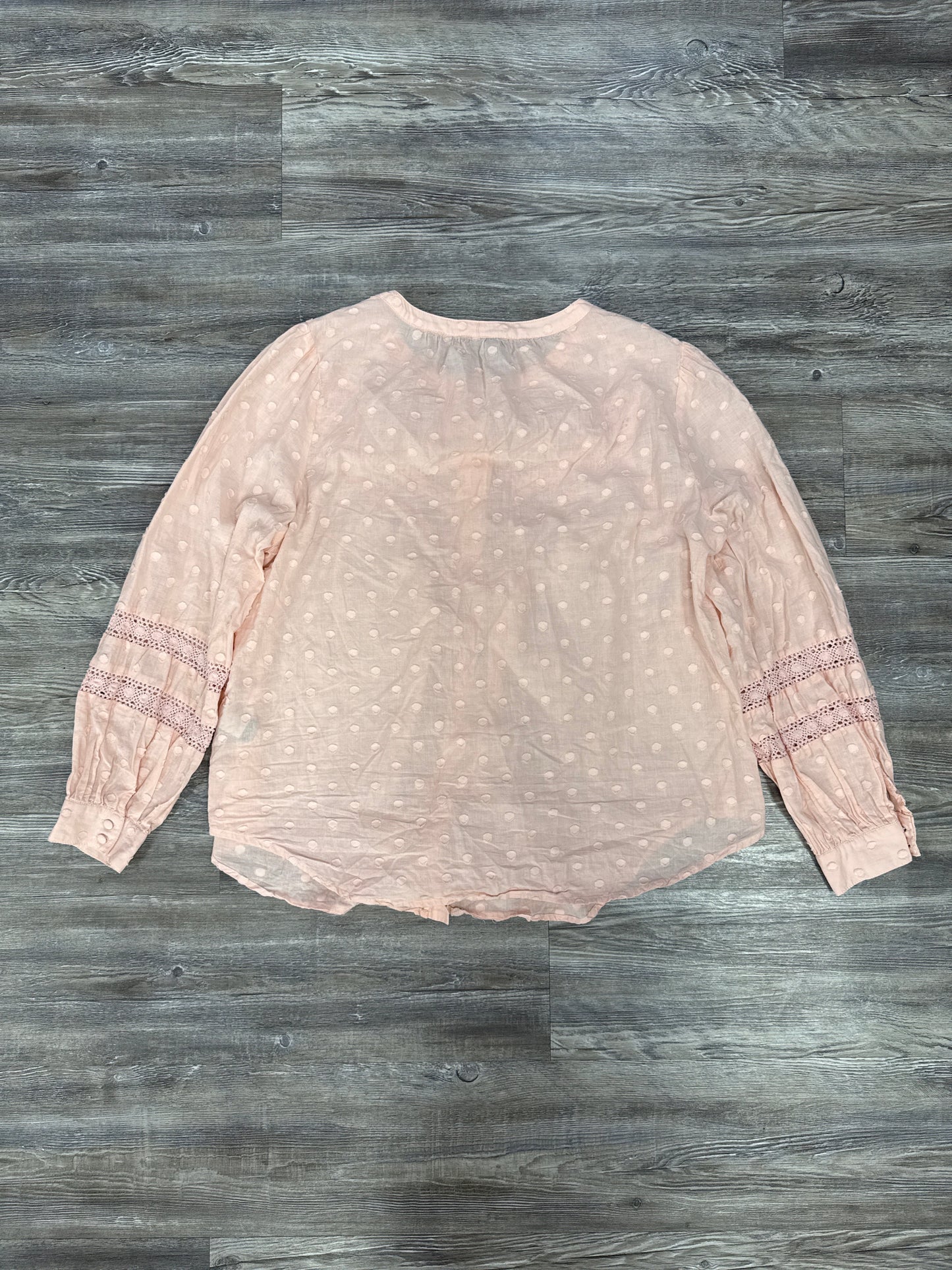 Top Long Sleeve By Torrid In Pink, Size: 1x