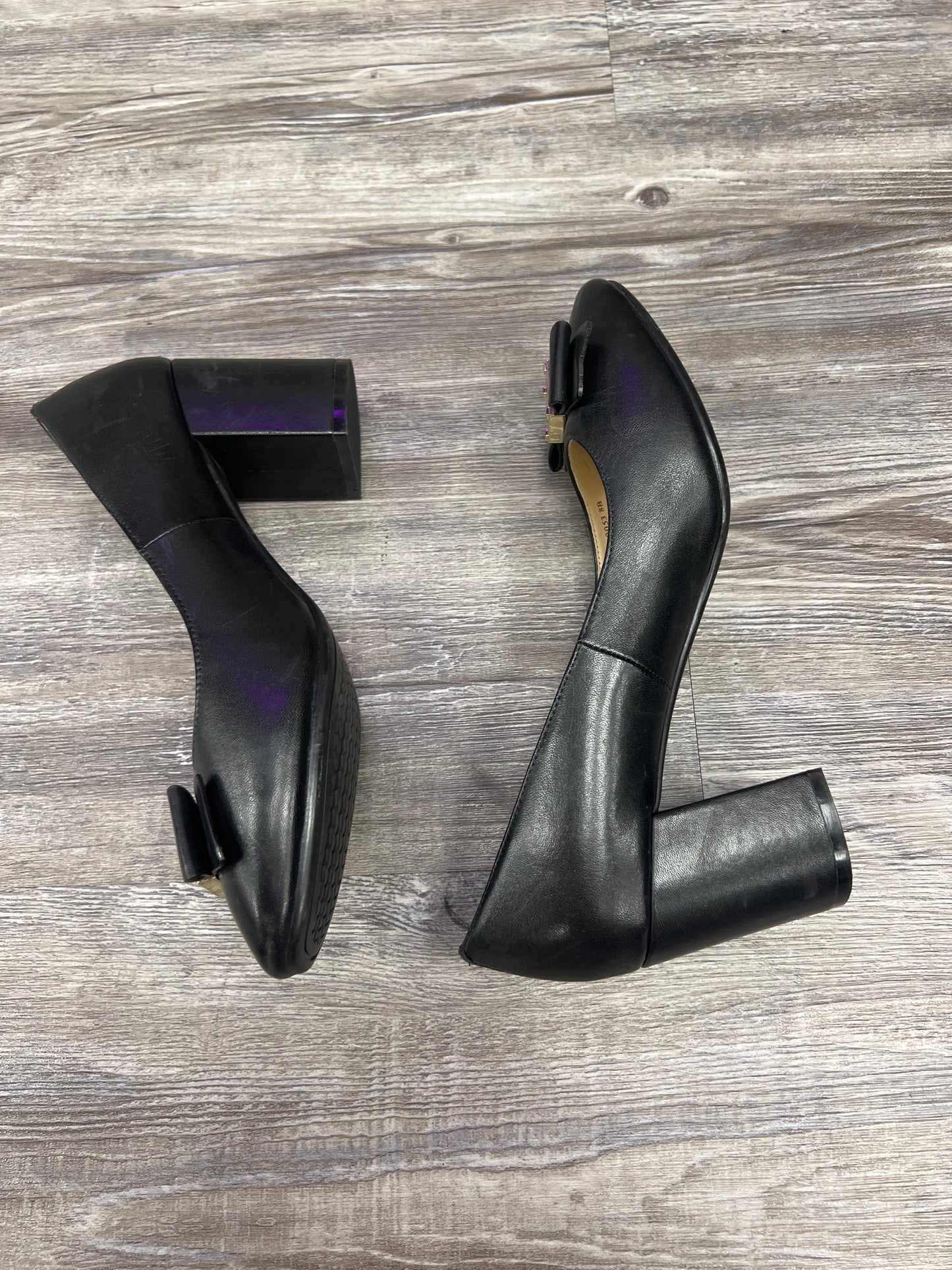 Black Shoes Heels Block Cole-haan, Size 8