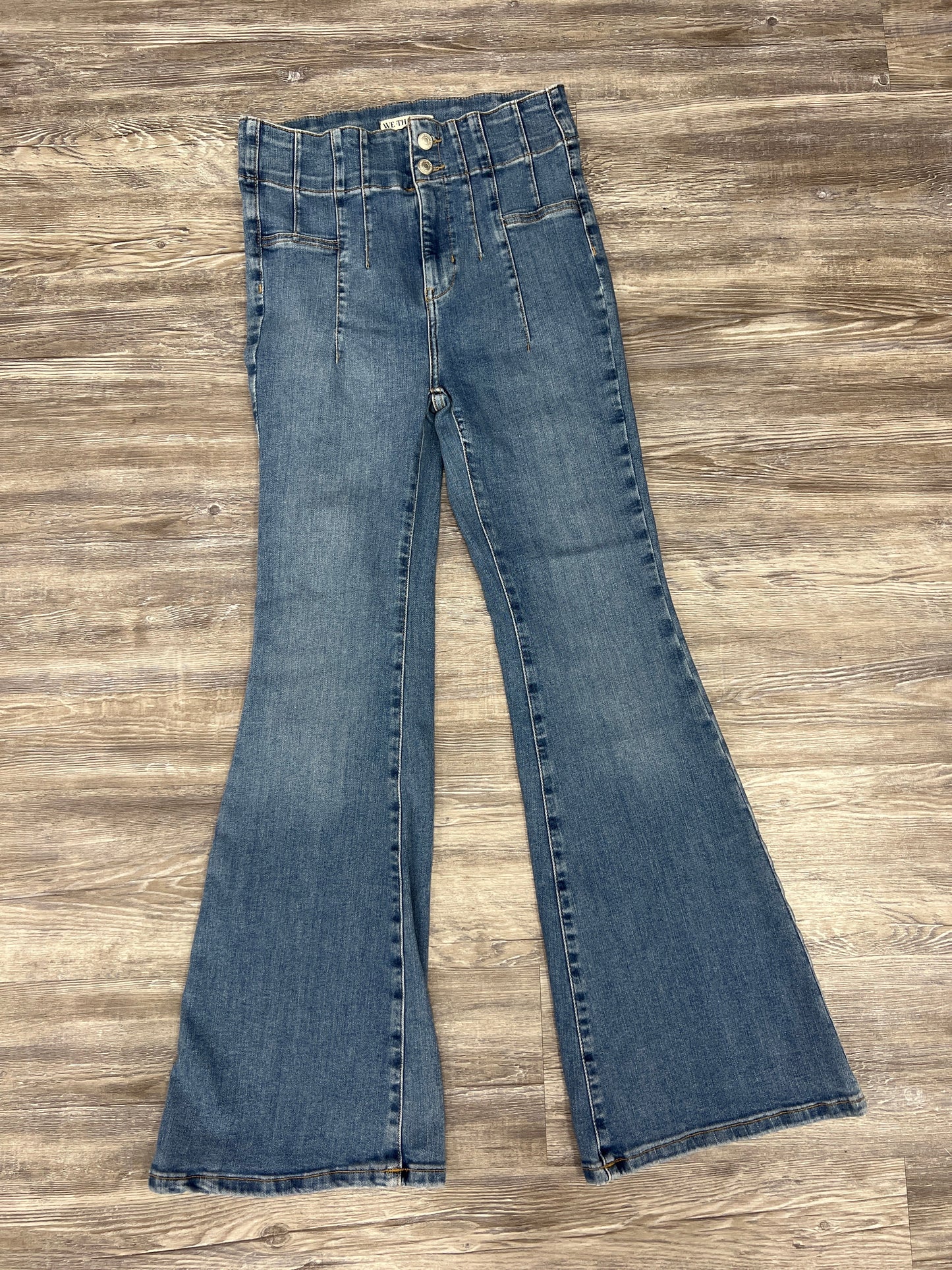 Blue Denim Jeans Flared We The Free, Size 6