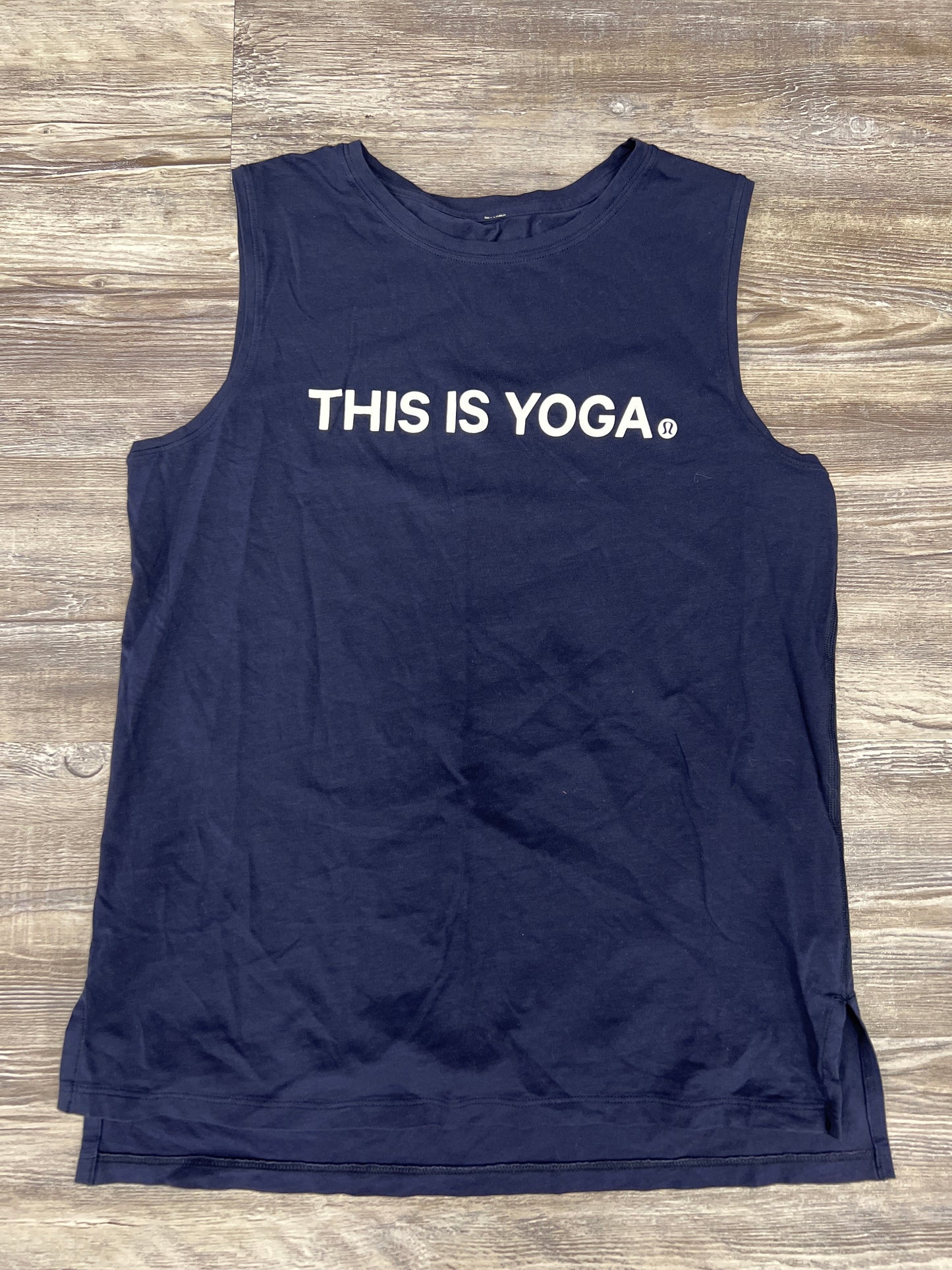 Navy Athletic Tank Top Lululemon, Size S