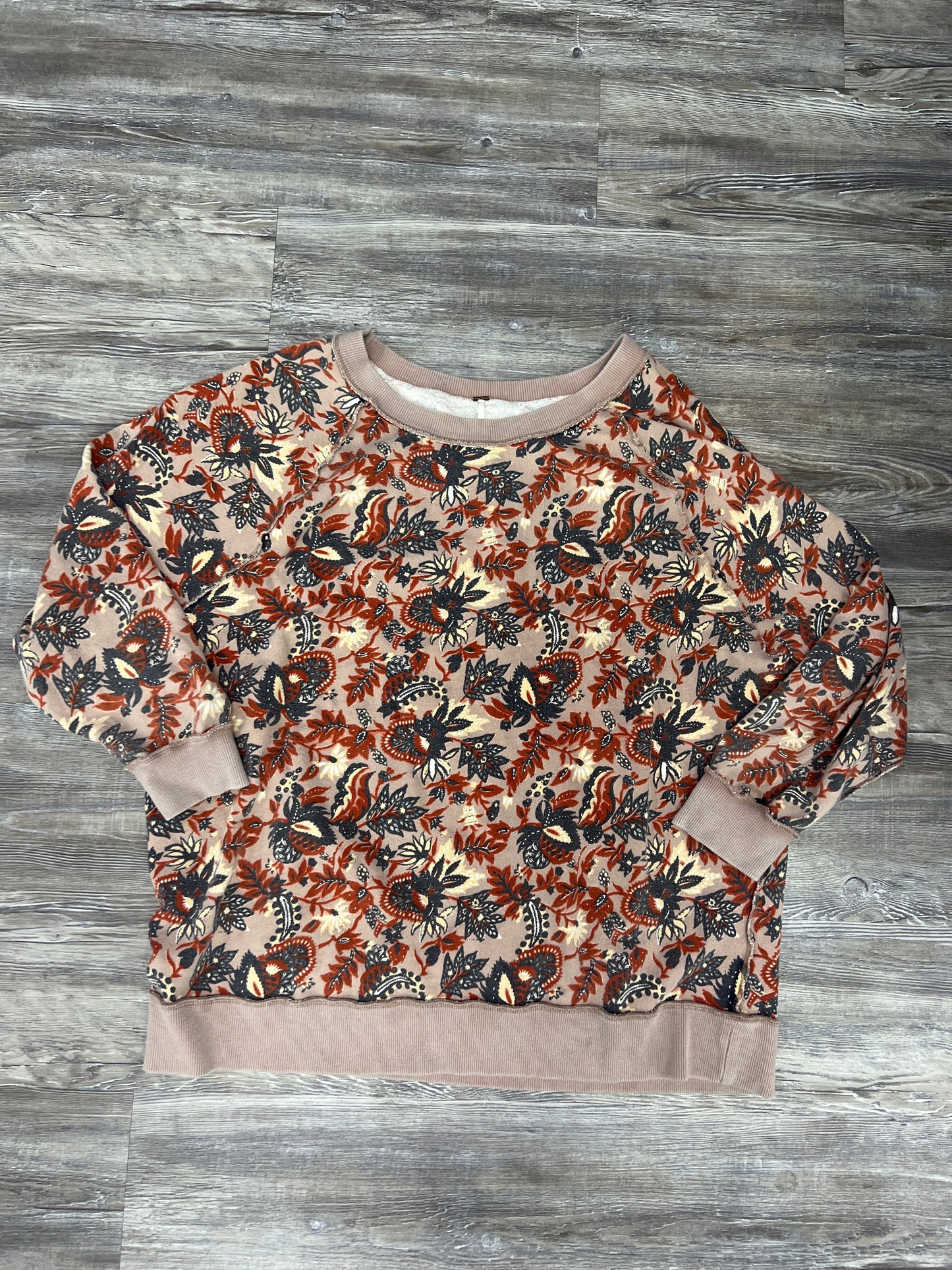 Floral Print Sweater Free People, Size M