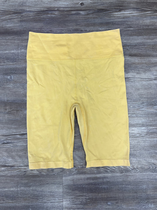 Yellow Athletic Shorts Sage, Size L