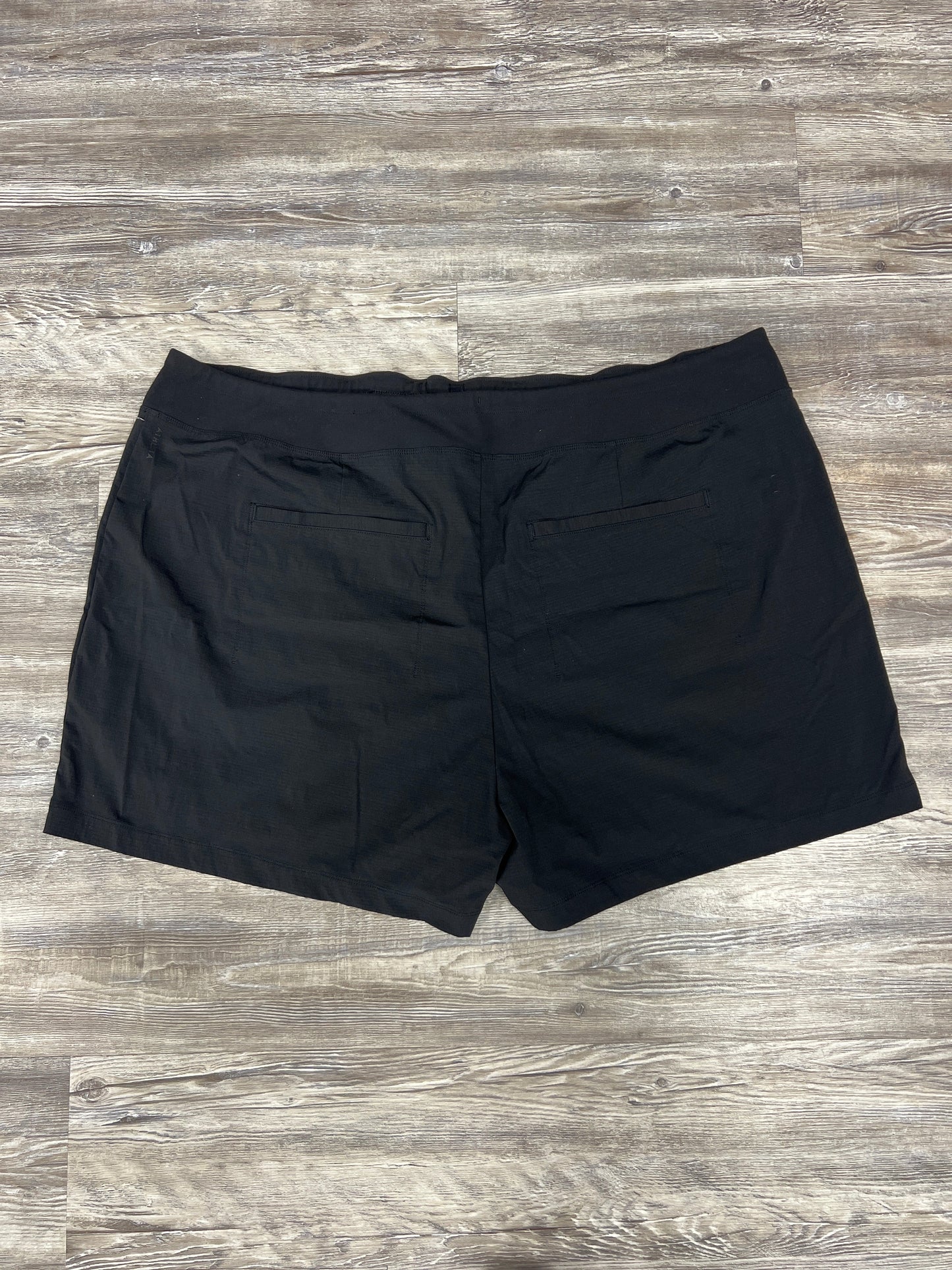 Black Athletic Shorts Athleta, Size 4x