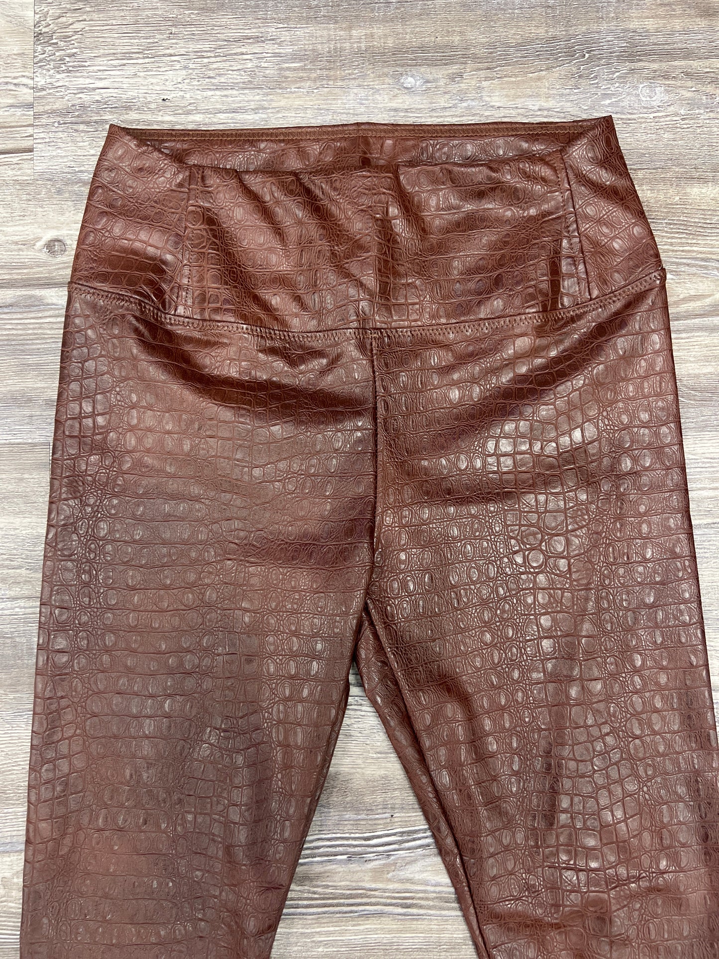 Pants Designer By 7 For All Mankind In Brown, Size: S