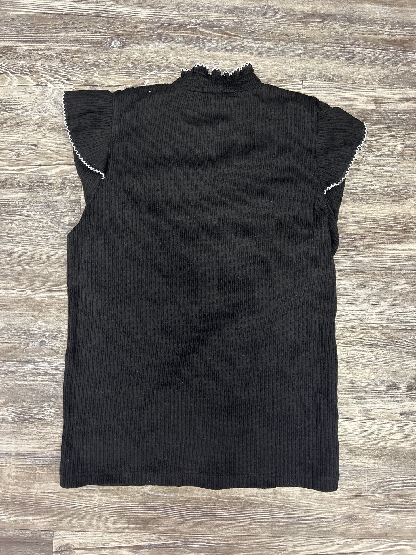 Top Long Sleeve By Loft In Black, Size: L