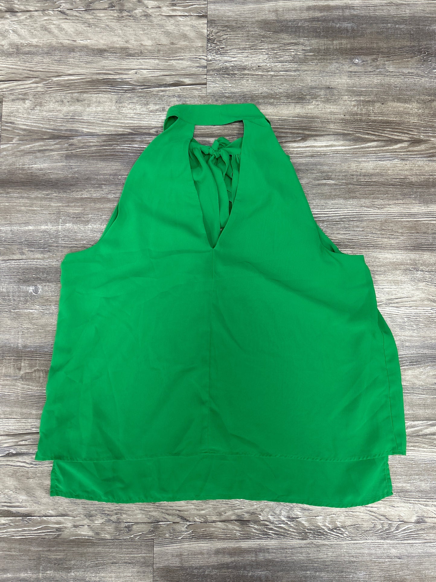 Top Sleeveless By Banana Republic In Green, Size: L