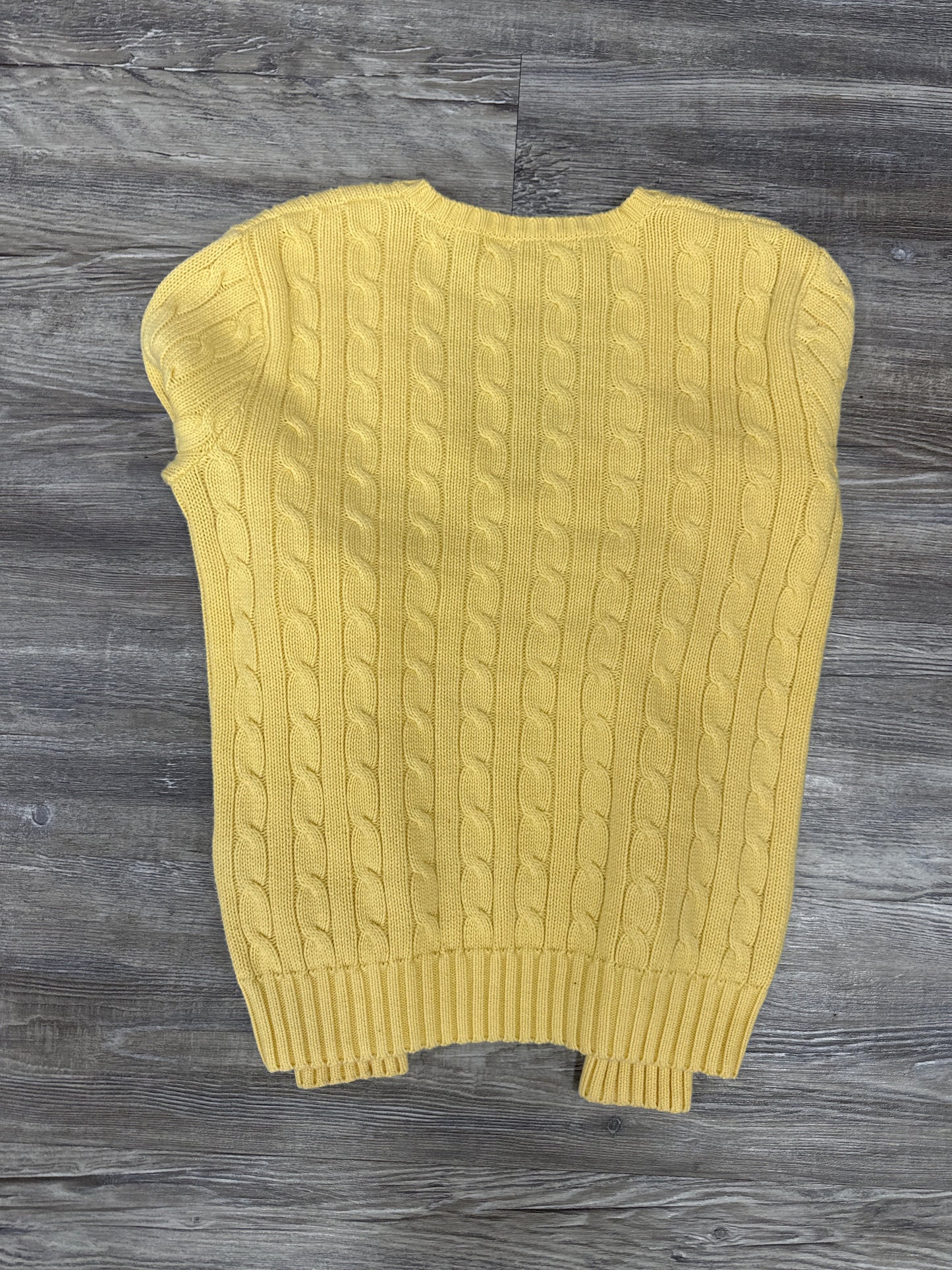 Sweater By Ralph Lauren In Yellow, Size: M