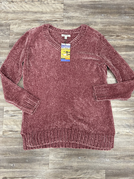 Sweater By Orvis In Pink, Size: L