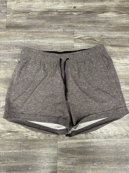 Athletic Shorts By Lululemon In Grey, Size: 12